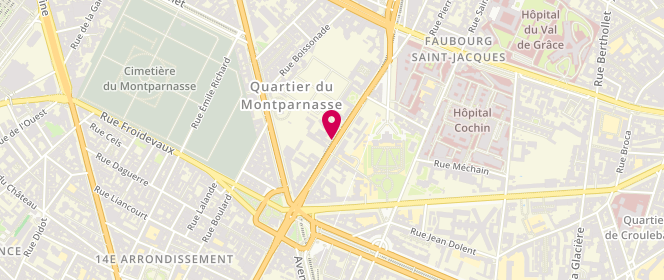 Plan de THOUMIE Philippe, 88 Avenue Denfert Rochereau, 75014 Paris
