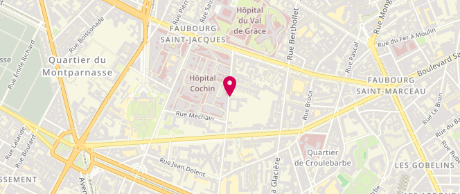 Plan de Balan-Moratto RODICA, 25 Rue de la Santé, 75013 Paris