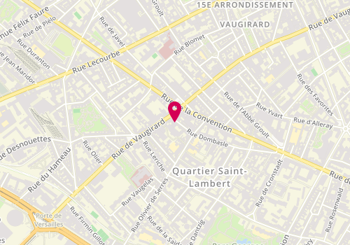 Plan de RYST Bernard-henri, 6 Rue Dombasle, 75015 Paris
