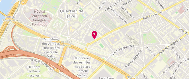 Plan de AMOUDI-IBRAHIM Lina, 354 Rue Lecourbe, 75015 Paris