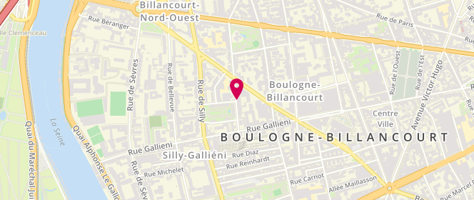 Plan de MANET Marie Caroline, 47 Rue de l'Ancienne Mairie, 92100 Boulogne-Billancourt