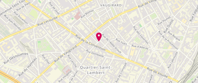 Plan de SAUVAGE-RIGAL Sophie, 1 Rue Olivier de Serres, 75015 Paris