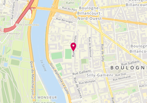 Plan de SIGNORET Julien, 27 Rue de Sevres, 92100 Boulogne-Billancourt