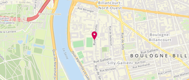Plan de LEVILION Juliette, 27 Rue de Sevres, 92100 Boulogne-Billancourt