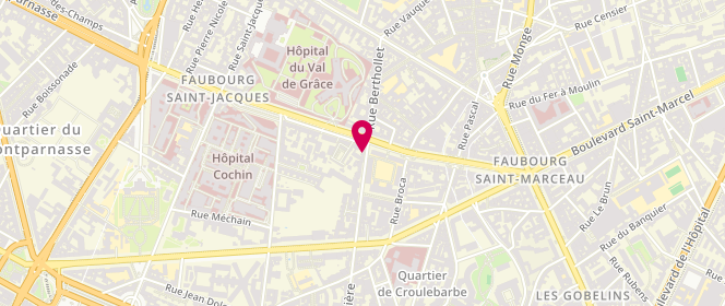 Plan de LEVY Jeannick, 4 Rue de la Glaciere, 75013 Paris