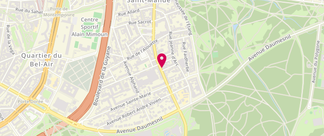 Plan de CULANG-YOUNES Valérie, 83 Avenue du Général de Gaulle, 94160 Saint-Mandé