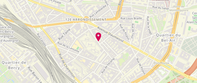 Plan de COSTE Laurence, 72 Rue Claude Decaen, 75012 Paris