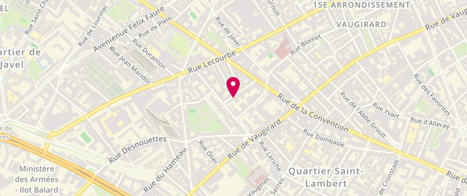 Plan de OBERKAMPFF DE DABRUN Florence, 15 Rue Eugene Millon, 75015 Paris