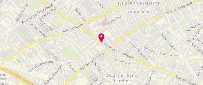 Plan de BERTOLUS Sylvie, 186 Rue de la Convention, 75015 Paris