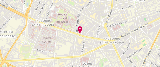 Plan de NAUDET Hugo, 56 Boulevard de Port Royal, 75005 Paris