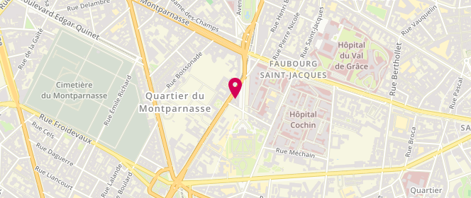 Plan de SAADA Julien, 59 Avenue Denfert Rochereau, 75014 Paris