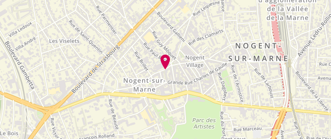 Plan de BOUILLAGUET Sophie, 26 Rue des Heros Nogentais, 94130 Nogent-sur-Marne