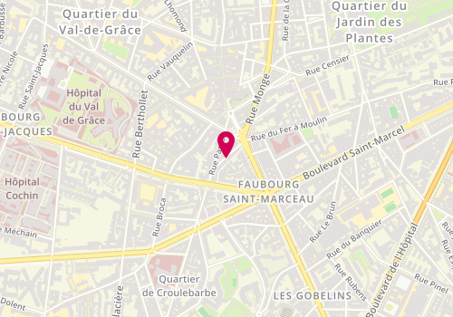 Plan de CAUET Céline, 7 Rue de Valence, 75005 Paris