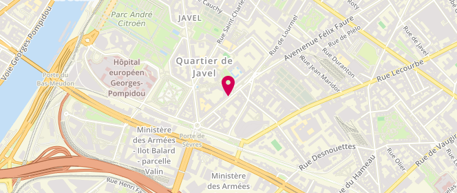 Plan de DELAPLACE Yves, 128 Avenue Felix Faure, 75015 Paris