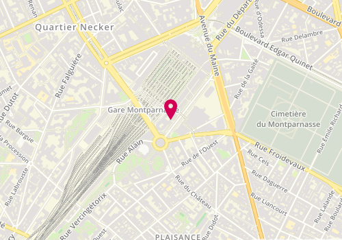 Plan de WOHL Mathias, 34 Rue du Commandant Rene Mouchott, 75014 Paris