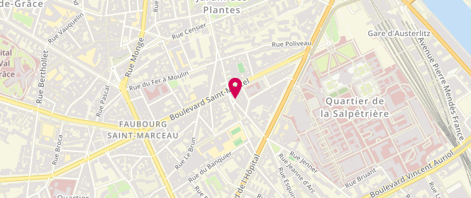 Plan de LEBARD Xavier, 178 Rue Jeanne d'Arc, 75013 Paris