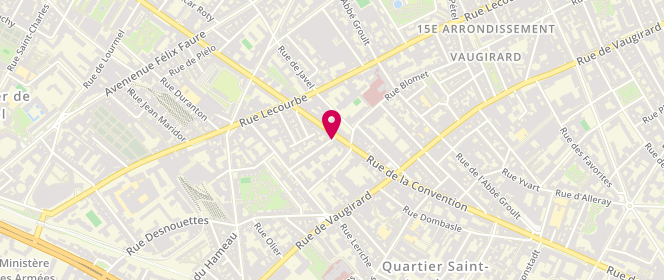 Plan de BEHEREC Laurène, 3 Rue Eugene Millon, 75015 Paris