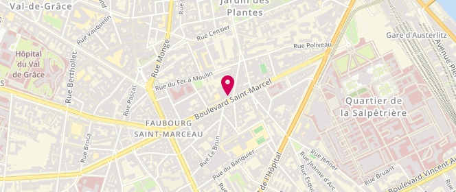 Plan de LE TAILLANDIER DE GABORY Brice, 60 Boulevard Saint Marcel, 75005 Paris