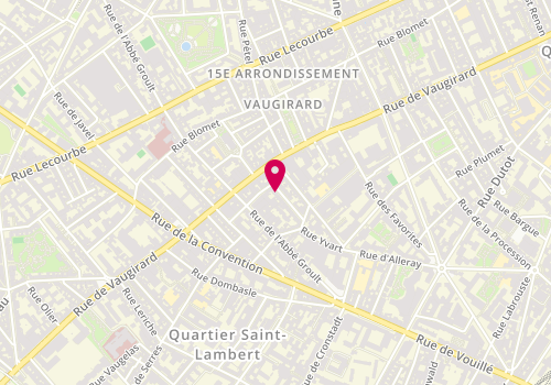 Plan de BIGORIE Véronique, 4 Rue Léon Delhomme, 75015 Paris