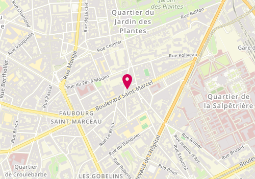 Plan de ZISKIND-HALIOUA Corinne, 56 Boulevard Saint Marcel, 75005 Paris
