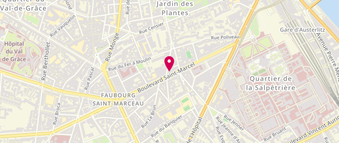Plan de HALIOUA Bruno, 56 Boulevard Saint Marcel, 75005 Paris