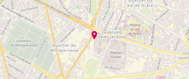 Plan de BORGHESE Bruno, 53 Avenue de l'Observatoire, 75014 Paris