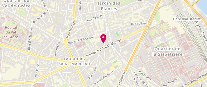 Plan de BRAMBILLA Sandrine, 14 Rue des Fosses Saint Marcel, 75005 Paris