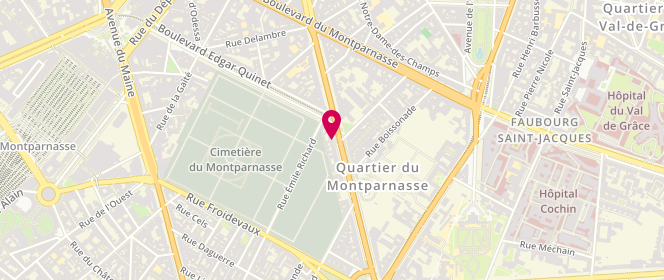 Plan de DUCROCQ Sarah, 238 Boulevard Raspail, 75014 Paris