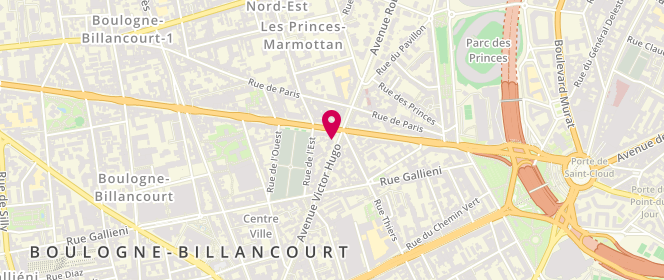 Plan de BRISON Catherine, 62 Avenue Victor Hugo, 92100 Boulogne-Billancourt