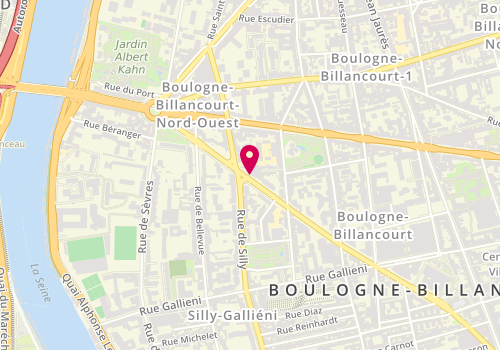 Plan de ROBINE Olivier, 96 Avenue André Morizet, 92100 Boulogne-Billancourt