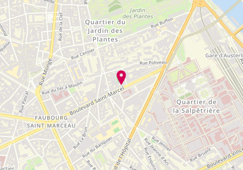 Plan de AJAVON Laure, 36 Boulevard Saint Marcel, 75005 Paris
