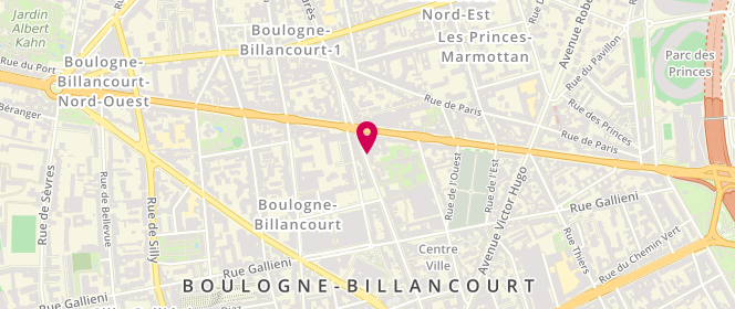 Plan de PLATKIEWICZ Sylvia, 77 Boulevard Jean Jaurès, 92100 Boulogne-Billancourt