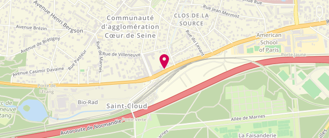 Plan de AFFORTIT-DEMOGE Aude, 152 Boulevard du General de Gaulle, 92380 Garches