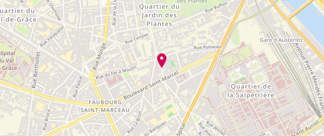 Plan de BOUBRIT-MORSLI Lila, 8 Rue Geoffroy Saint Hilaire, 75005 Paris