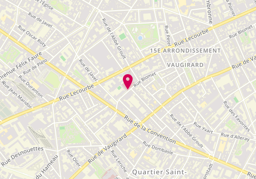 Plan de MILLISCHER-BELLAICHE Anne-Elodie, 136 Bis Rue Blomet, 75015 Paris