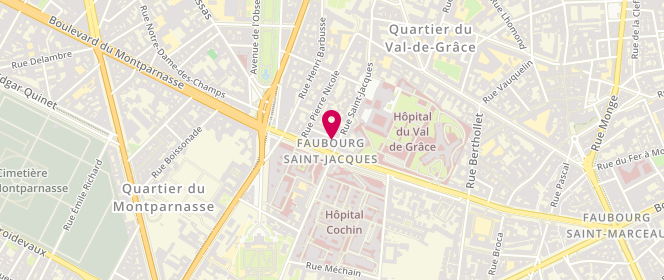 Plan de DUBOIS-GANCE Pierre, 8 Rue Fustel de Coulanges, 75005 Paris