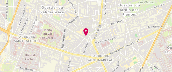Plan de COSTA-GRENIER Myriam, 4 Rue Edouard Quenu, 75005 Paris