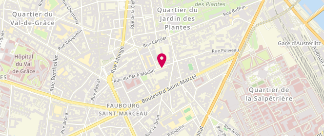 Plan de GAUBERT-DAHAN Marie-Line, 7 Rue du Fer A Moulin, 75005 Paris