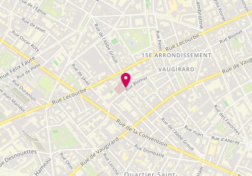 Plan de BRUN Michel, 136 Rue Blomet, 75015 Paris