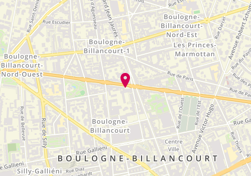 Plan de UZZAN Philippe, 81 Route de la Reine, 92100 Boulogne-Billancourt