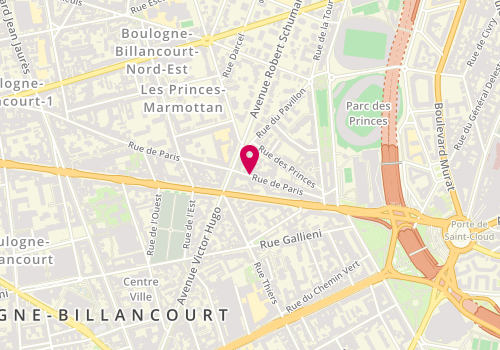 Plan de SCHERNBERG Antoine, 30 Rue de Paris, 92100 Boulogne-Billancourt