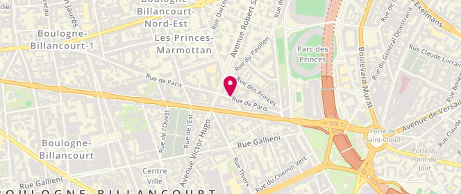 Plan de BENADON Bethsabee, 30 Rue de Paris, 92100 Boulogne-Billancourt