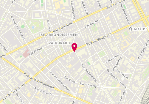 Plan de BRIOTET Jean-Marie, 2 Rue des Favorites, 75015 Paris