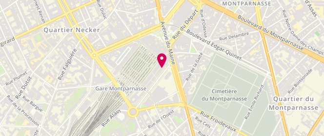 Plan de CANOUI Pierre, 8 Rue du Commandant René Mouchotte, 75014 Paris