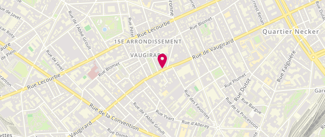 Plan de SEBBAN Anthony, 254 Rue de Vaugirard, 75015 Paris