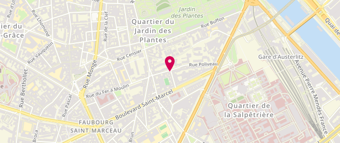 Plan de DUBOURG Geneviève, 9 Rue de l'Essai, 75005 Paris