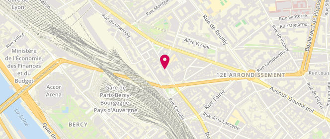 Plan de DAVAL Mary, 228 Rue de Charenton, 75012 Paris