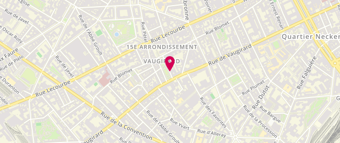 Plan de BEYTOUT-ZIMRA Clémentine, 11 Place Adolphe Chérioux, 75015 Paris