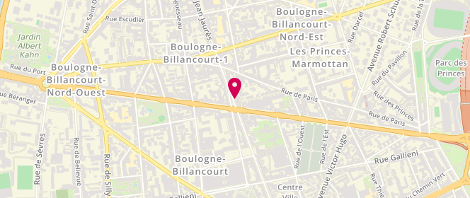 Plan de ADDA Jean Marc, 55 Boulevard Jean Jaurès, 92100 Boulogne-Billancourt