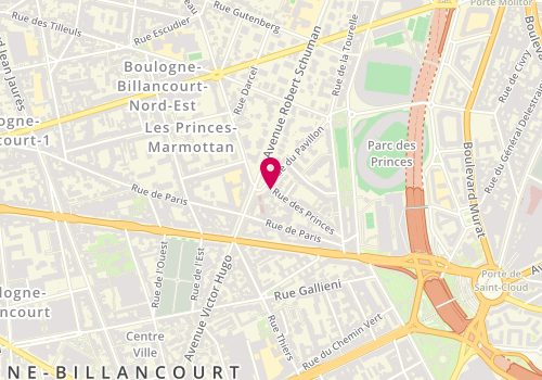 Plan de SZWEBEL Julien-David, 31 Rue des Princes, 92100 Boulogne-Billancourt